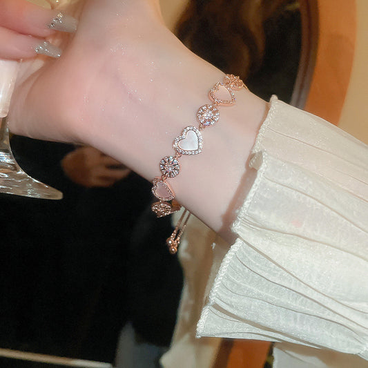 LunaHeart Rosé Ethereal Bracelet