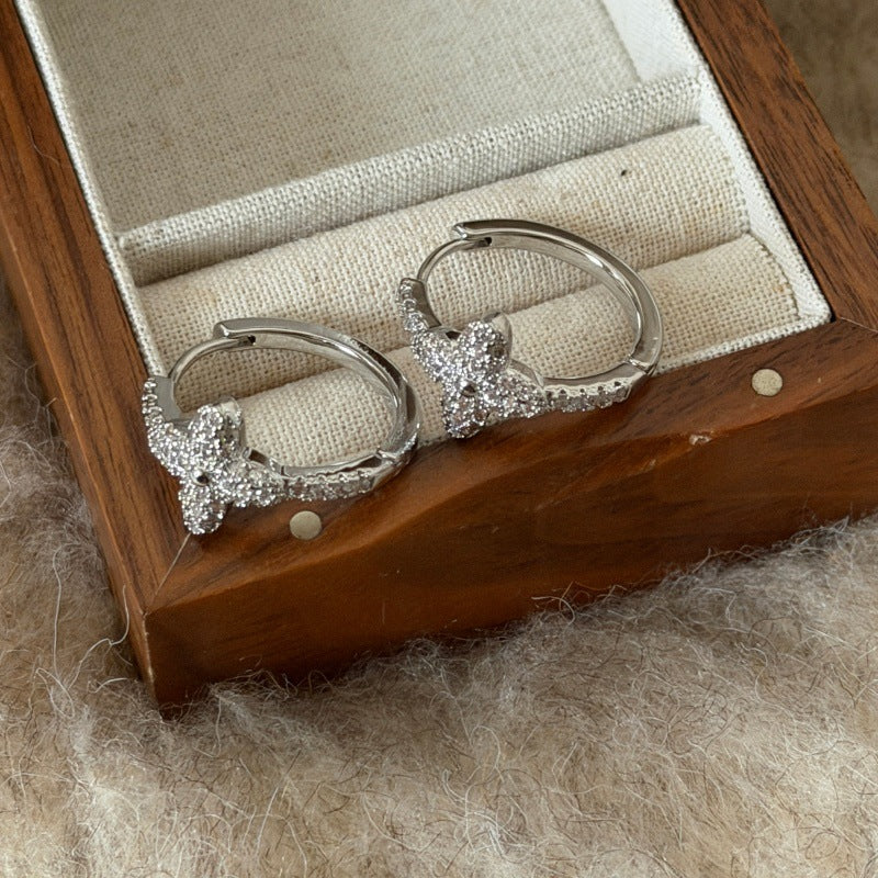 LunaBloom Silver Earrings