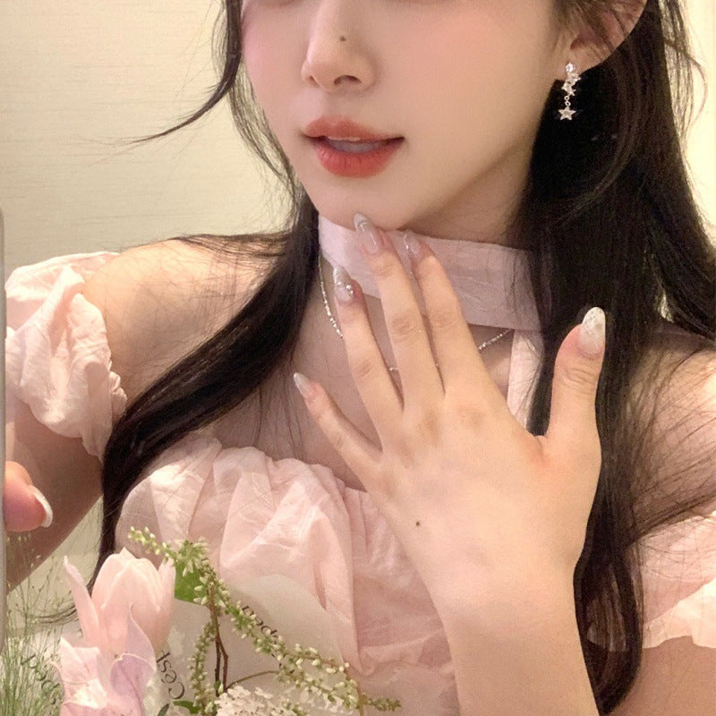 LunaStar Shimmering Drop Earrings