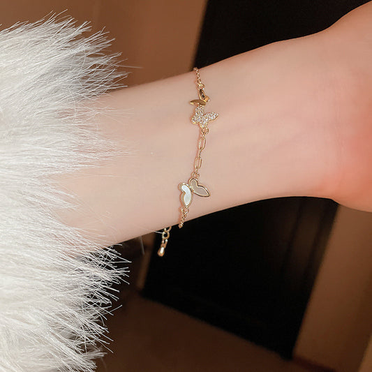 LunaPapillon Dainty Gold Bracelet