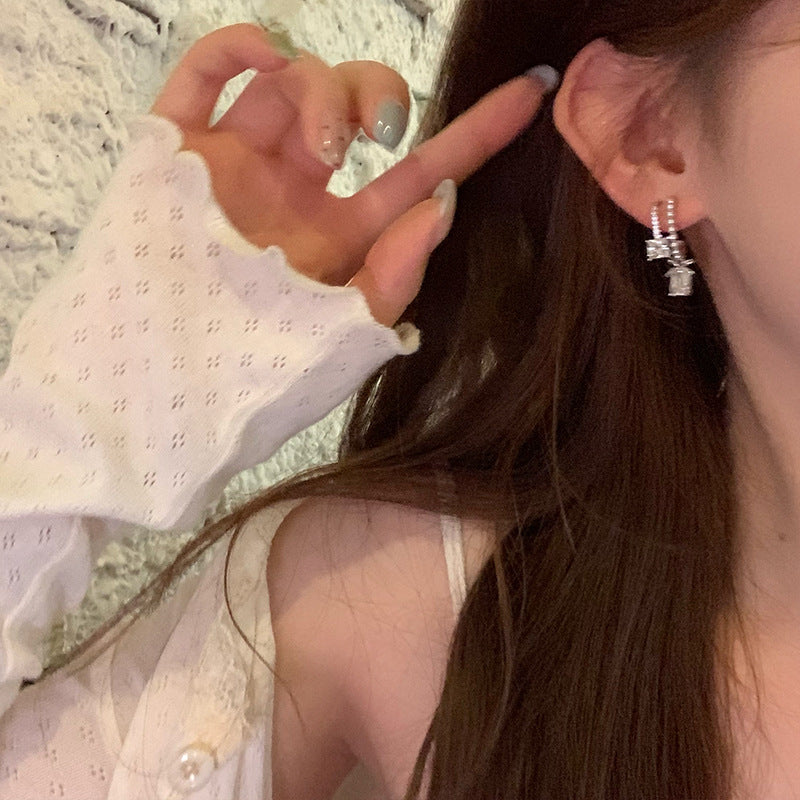 LunaGlow Shimmering Drop Earrings