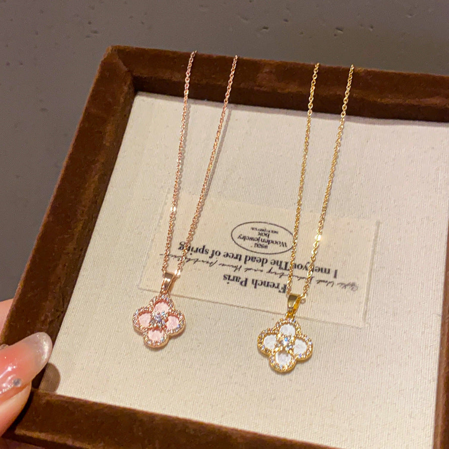 LunaBloom Rosé/Ivory Necklace