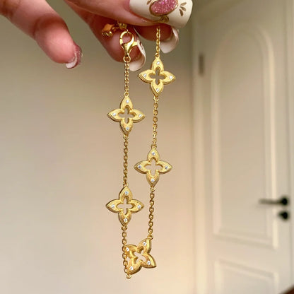 LunaBloom Openwork Refined Jewelry Set