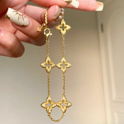 LunaBloom Openwork Refined Jewelry Set