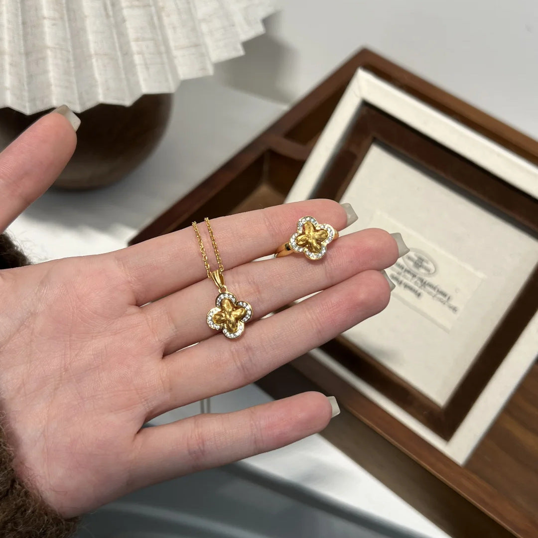 LunaBloom Refined Knot Jewelry Set