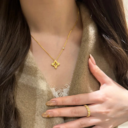 LunaBloom Openwork Refined Jewelry Set