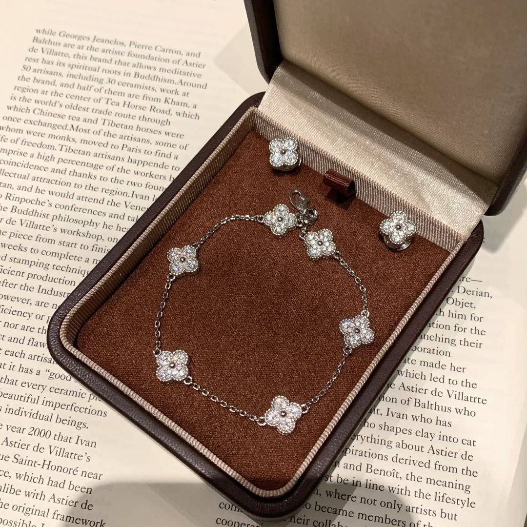 LunaBloom Silver Jewelry Set