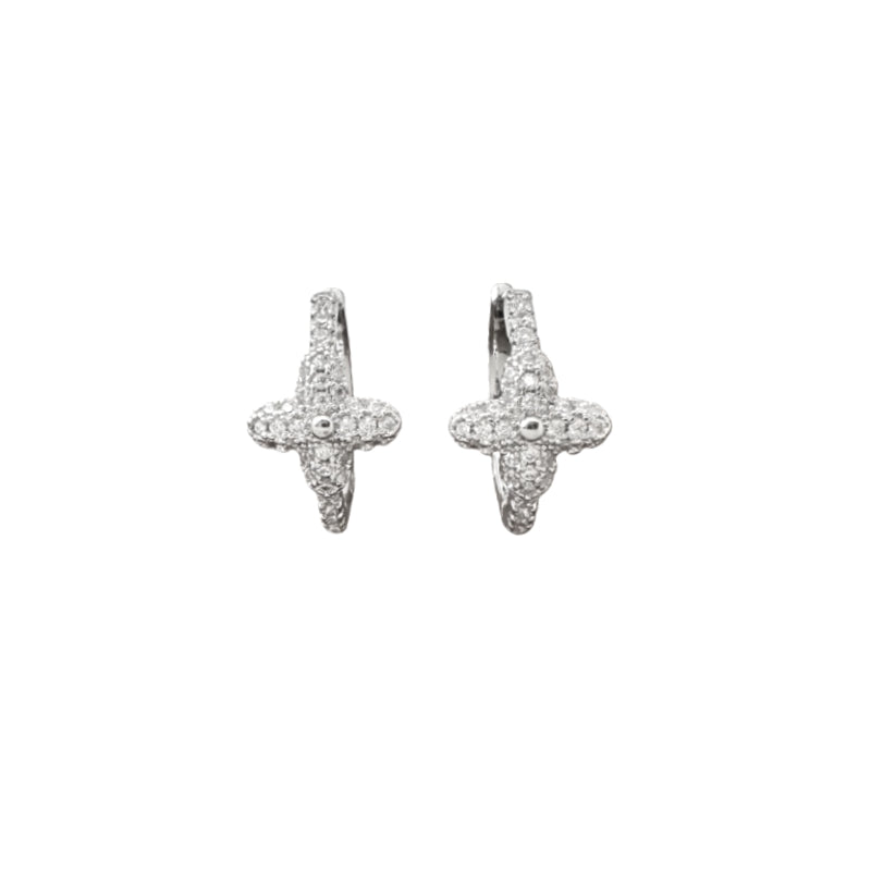 LunaBloom Silver Earrings