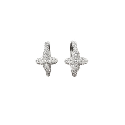 LunaBloom Silver Earrings