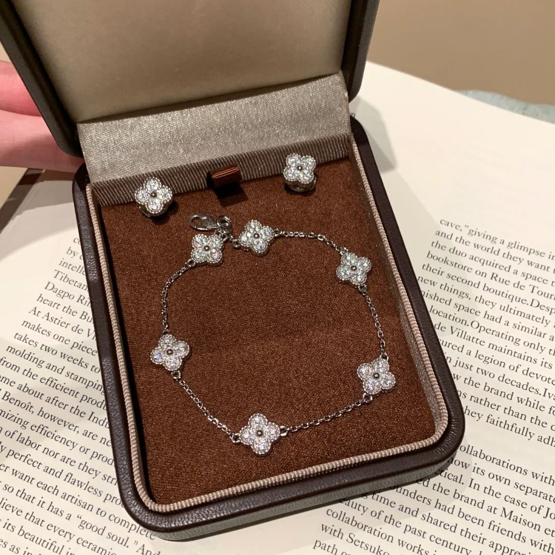 LunaBloom Silver Jewelry Set