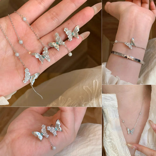 LunaPapillon Silver Jewelry Set