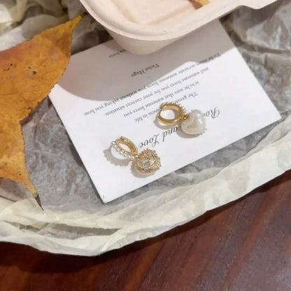 LunaHeart Shimmering Drop Earrings