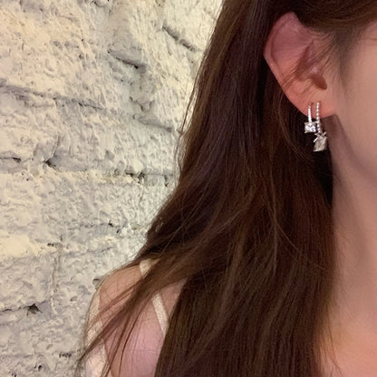 LunaGlow Shimmering Drop Earrings