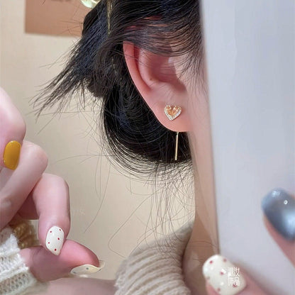 LunaHeart Shimmering Drop Earrings