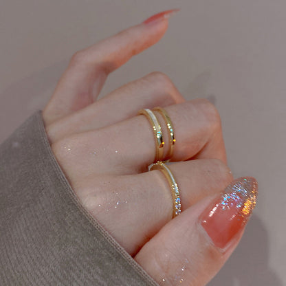 LunaDuo Dainty Ring Set