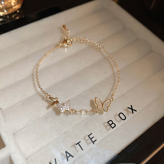 LunaPapillon Dainty Gold Bracelet