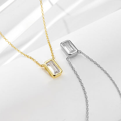 LunaBaguette Refined Necklace