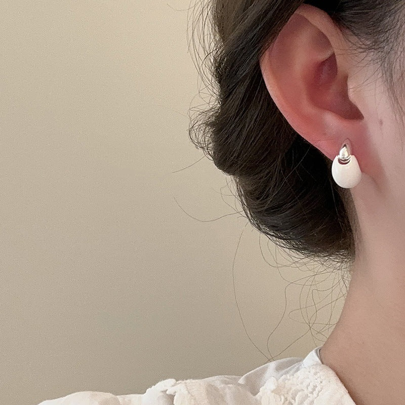 LunaPebble Minimalist Drop Earrings