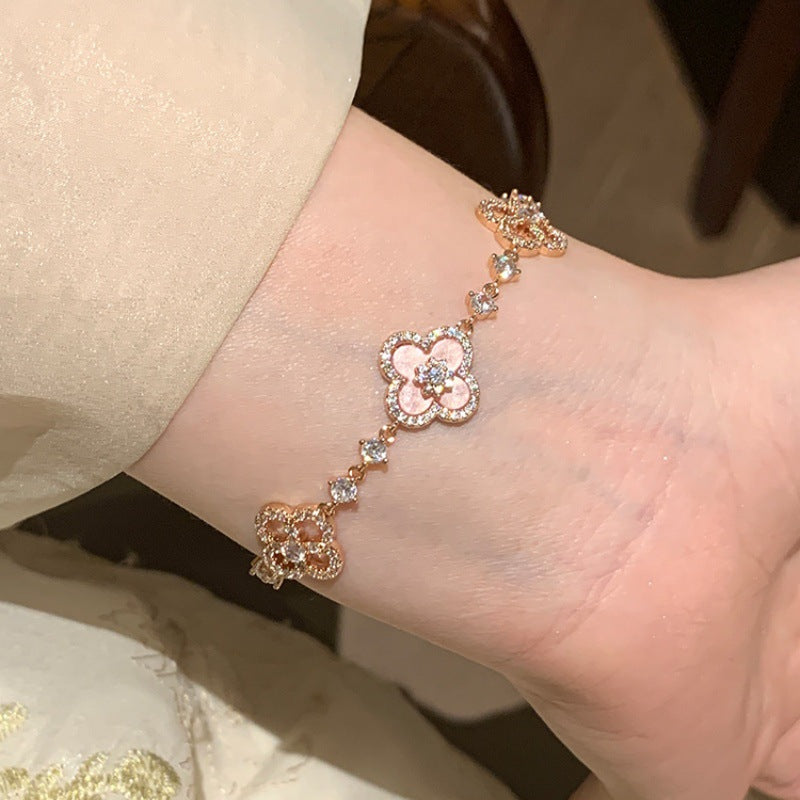 LunaBloom Rosé Shimmering Bracelet