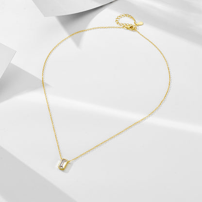 LunaBaguette Refined Necklace