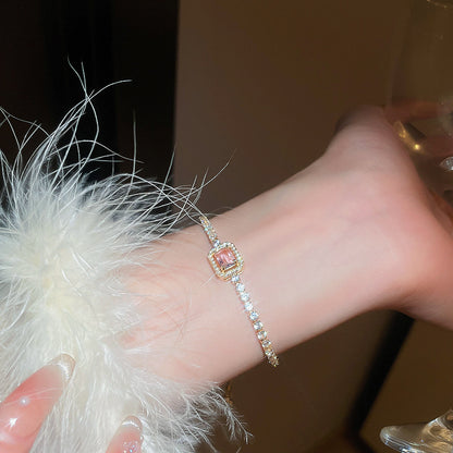 LunaGlow Rosé Ethereal Bracelet