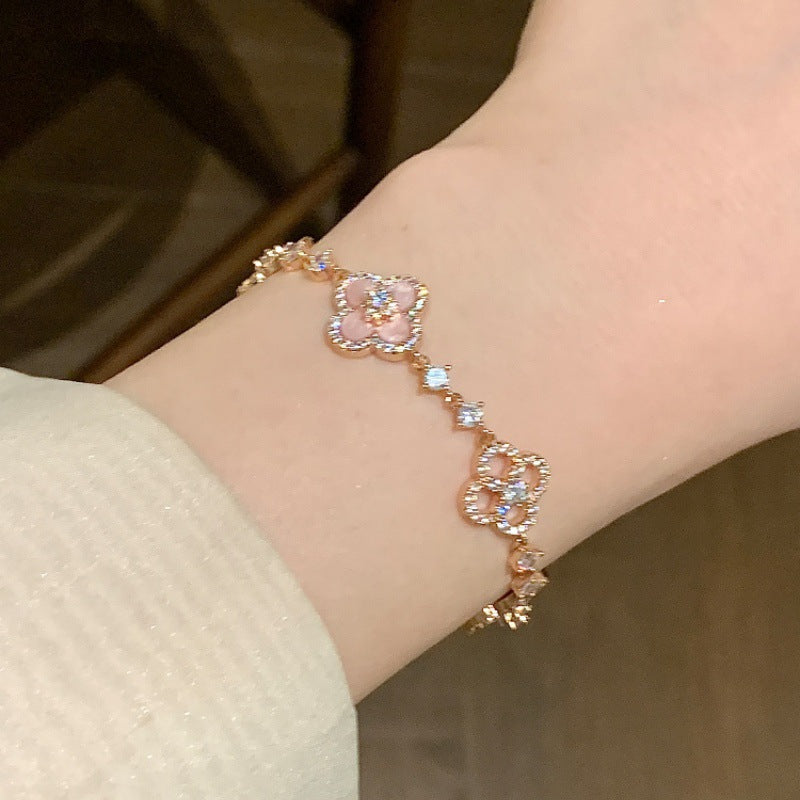 LunaBloom Rosé Shimmering Bracelet