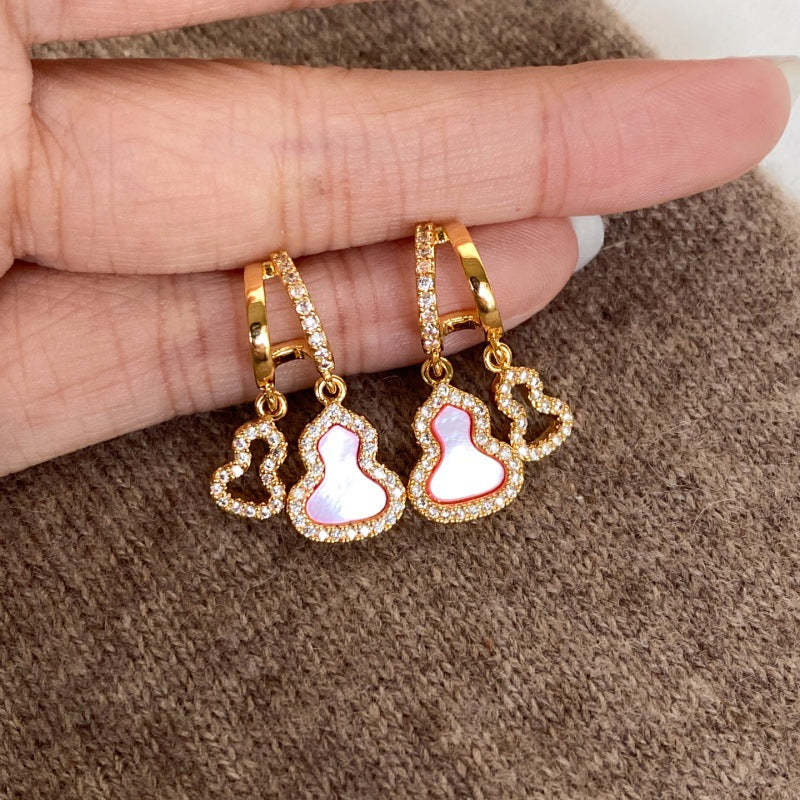 LunaDuet Rosé Grace Drop Earrings