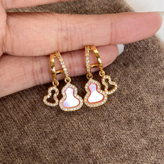 LunaDuet Rosé Grace Drop Earrings