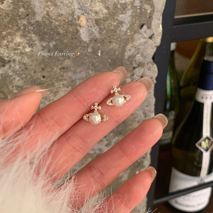 LunaOrbit Petite Stud Earrings
