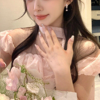 LunaStar Shimmering Drop Earrings