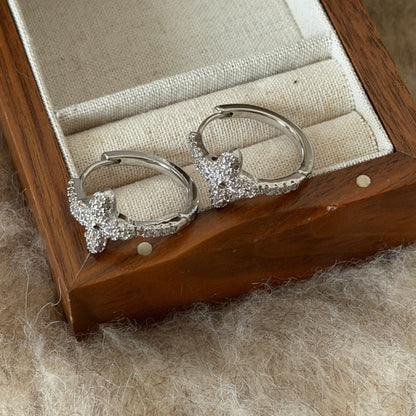 LunaBloom Silver Earrings