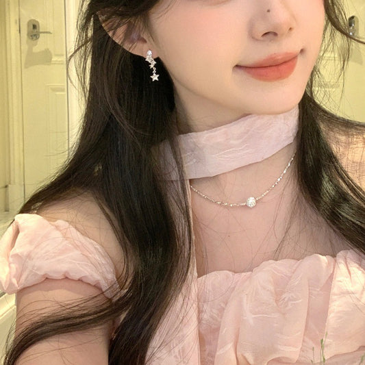 LunaStar Shimmering Drop Earrings