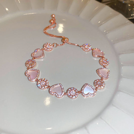 LunaHeart Rosé Ethereal Bracelet