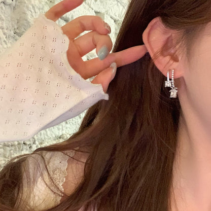 LunaGlow Shimmering Drop Earrings