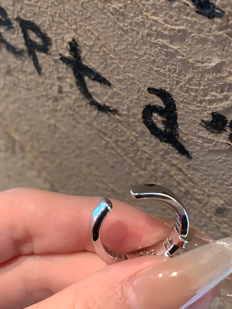 LunaKnot Horsebit Glow SIlver Ring