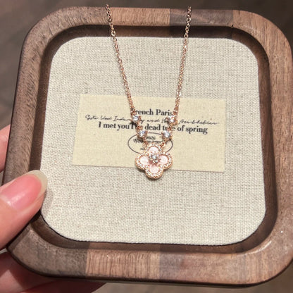 LunaBloom Rosé Petite Necklace