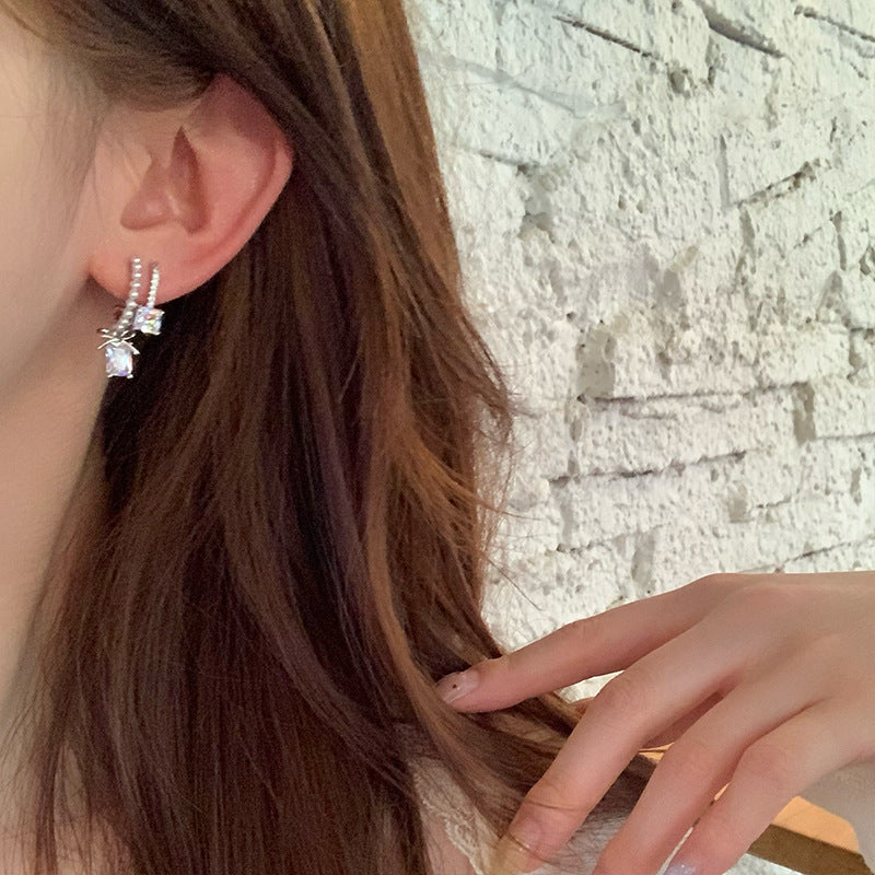LunaGlow Shimmering Drop Earrings