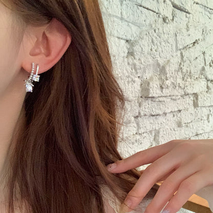 LunaGlow Shimmering Drop Earrings