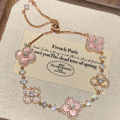 LunaBloom Rosé Shimmering Bracelet