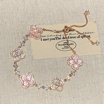 LunaBloom Rosé Shimmering Bracelet