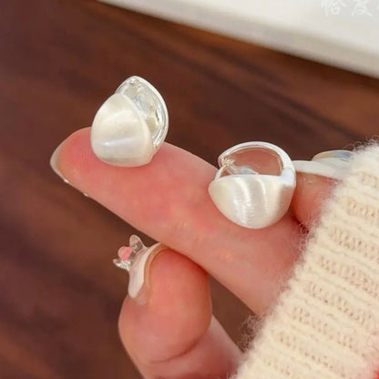 LunaPebble Silver Earrings
