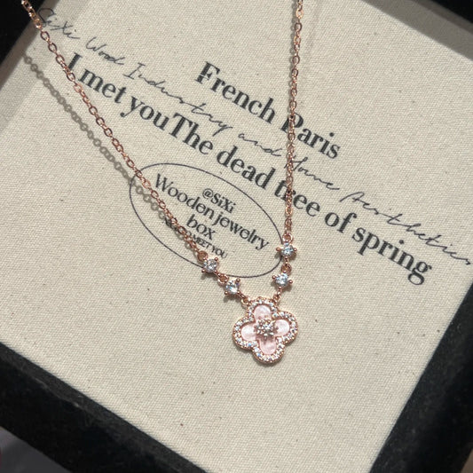 LunaBloom Rosé Petite Necklace