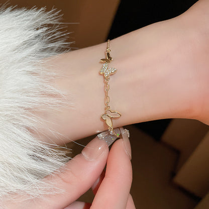 LunaPapillon Dainty Gold Bracelet