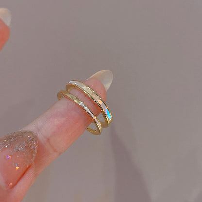 LunaDuo Dainty Ring Set