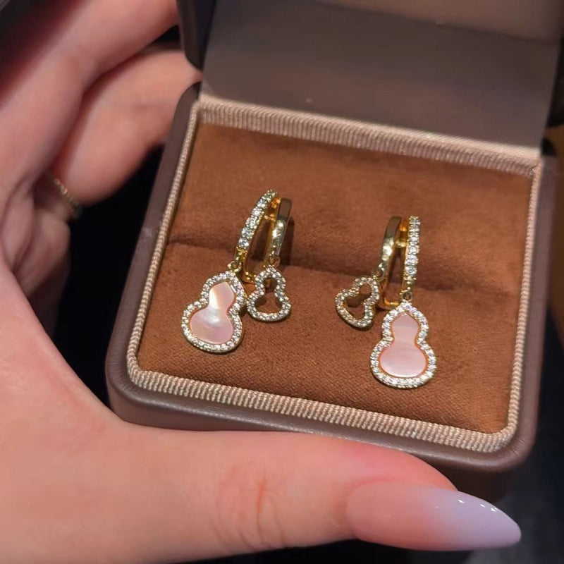 LunaDuet Rosé Grace Drop Earrings