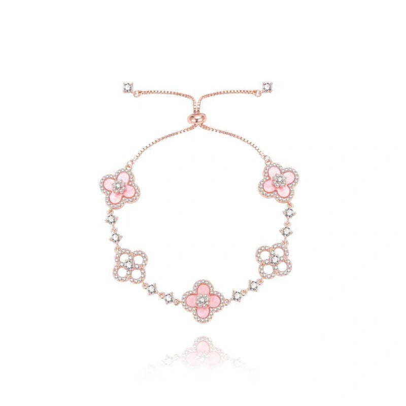 LunaBloom Rosé Shimmering Bracelet