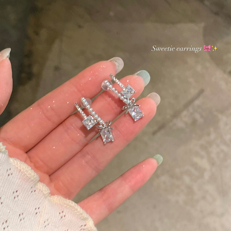 LunaGlow Shimmering Drop Earrings