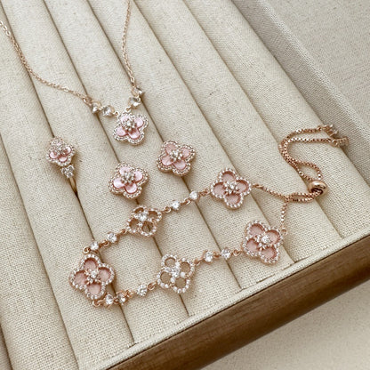 LunaBloom Rosé Jewelry Set