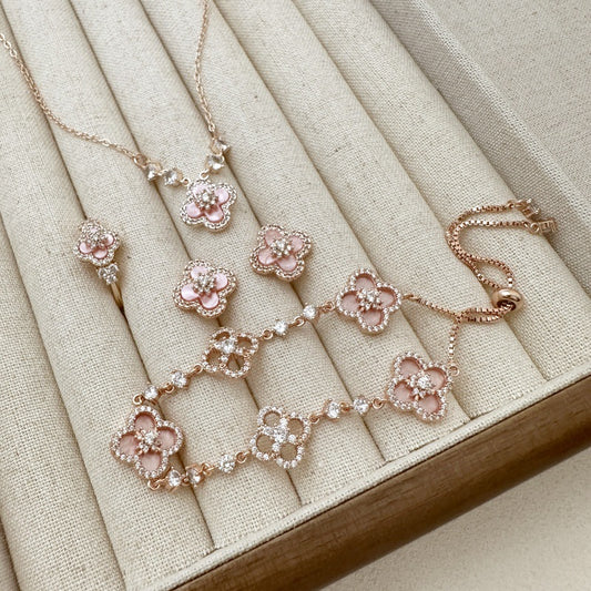 LunaBloom Rosé Jewelry Set
