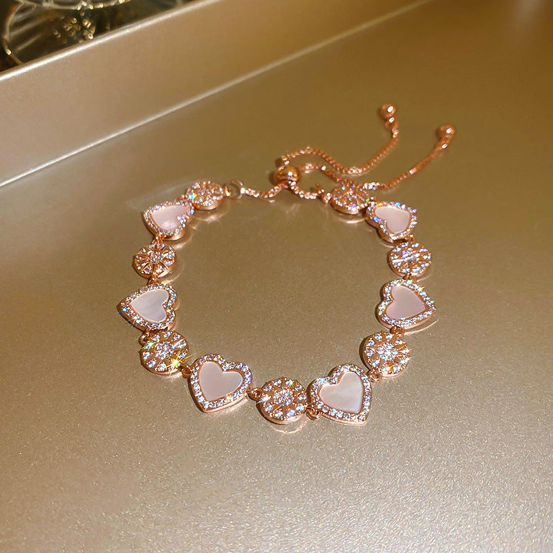 LunaHeart Rosé Ethereal Bracelet